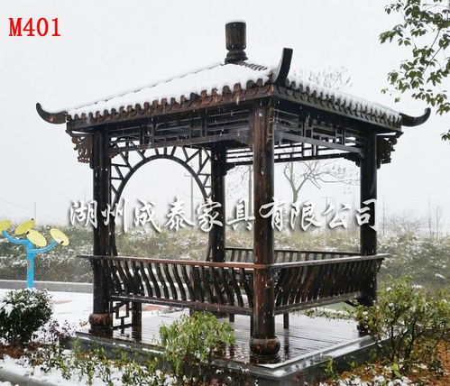 防腐木凉亭 四角仿古设计助力庭院升级，现货批发便捷之选